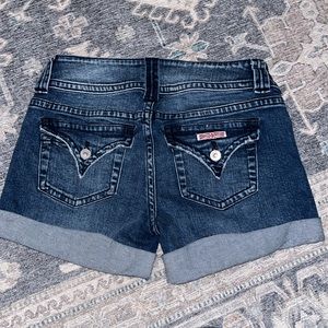 Hudson Jeans Ruby Mid Rise Rolled Hem Shorts